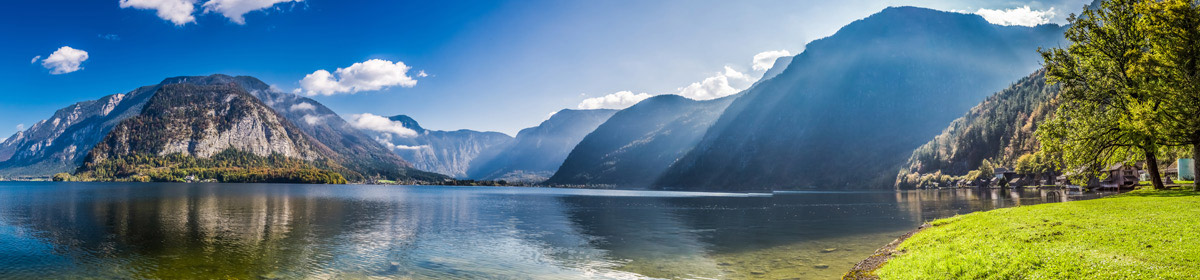 Panoramabild von den österreichischen Alpen